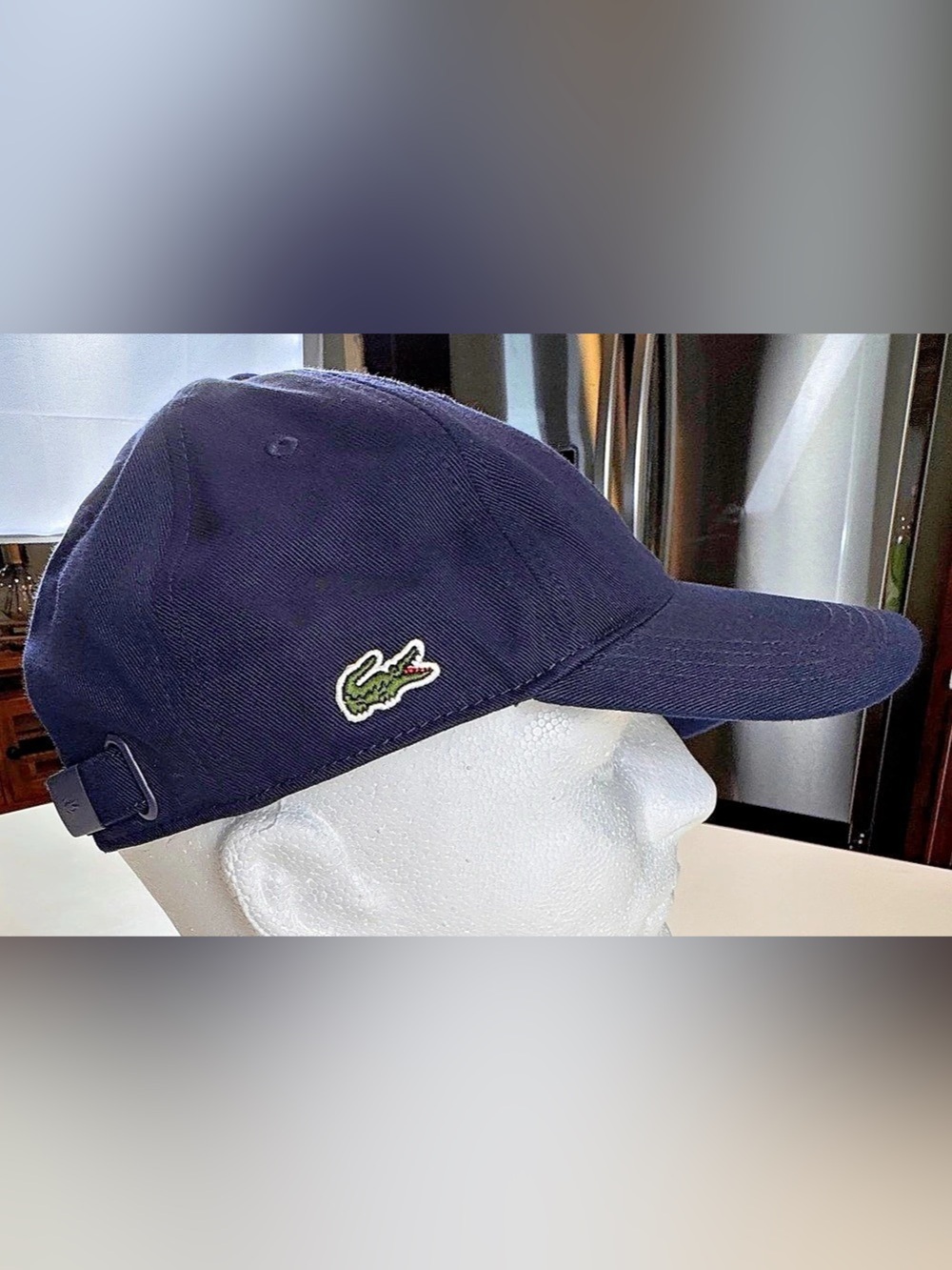 Lacoste Cotton Twill Baseball Cap with Embroidered Crocodile Unisex Crocodile